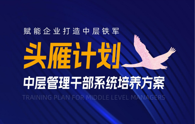 【頭雁計(jì)劃】中層管理干部系統(tǒng)培訓(xùn)方案